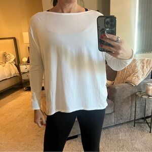 Lululemon White long sleeve